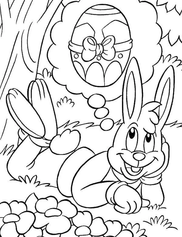 Happy Easter kolorowanki - Ausmalbild zum Ausdrucken
