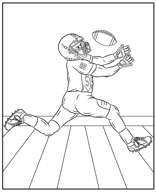 NFL lapacz kolorowanka - Ausmalbild zum Ausdrucken