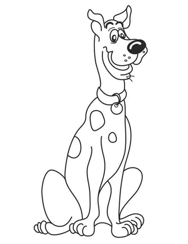 Scooby Doo kolorowanka 1 do druku