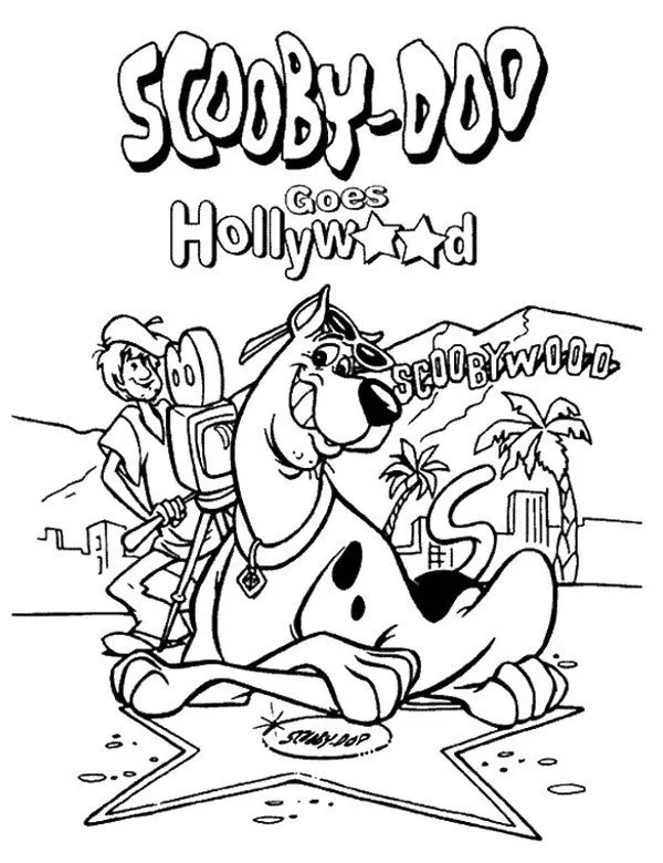 Scooby Doo kolorowanka 2 do druku