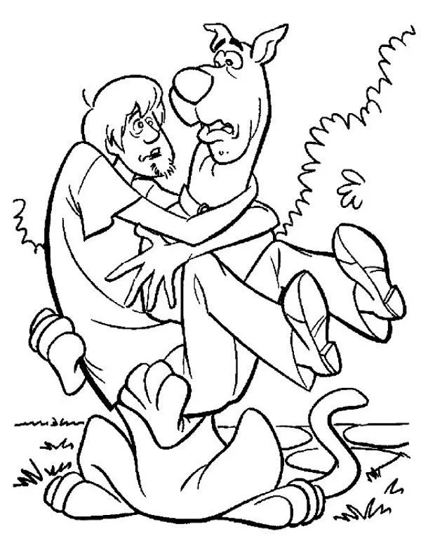 Scooby Doo kolorowanka 4 do druku