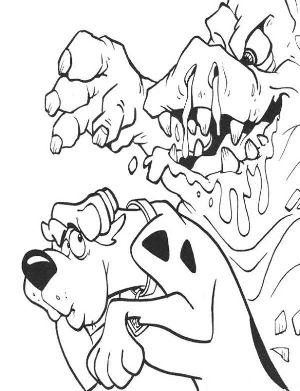Scooby Doo kolorowanka do druku