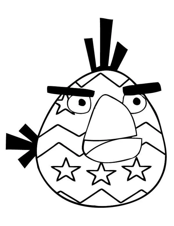 Angry birds malowanka wielkanoc - Ausmalbild zum Ausdrucken