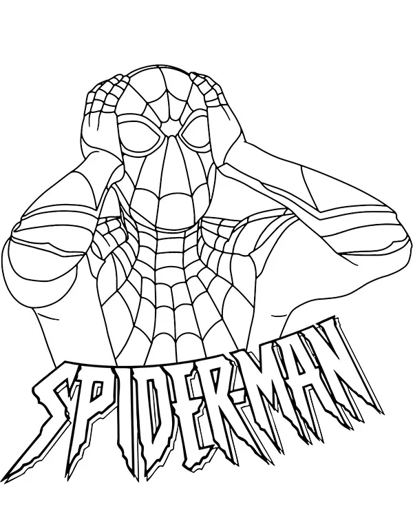 Avengers kolorowanka spidermen - Ausmalbild zum Ausdrucken