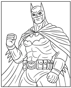 Batman pięść mini kolorowanka dla dzieci