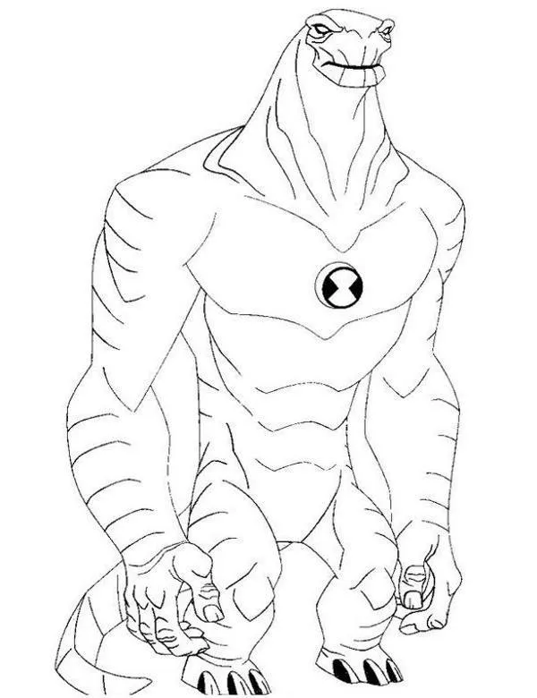 Ben 10 - Ausmalbild zum Ausdrucken