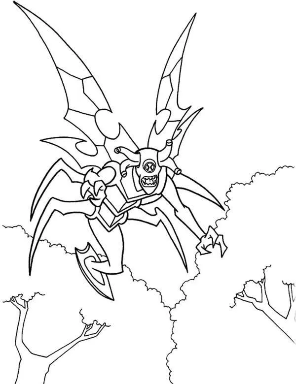 Ben 10 kolorowanka - Ausmalbild zum Ausdrucken