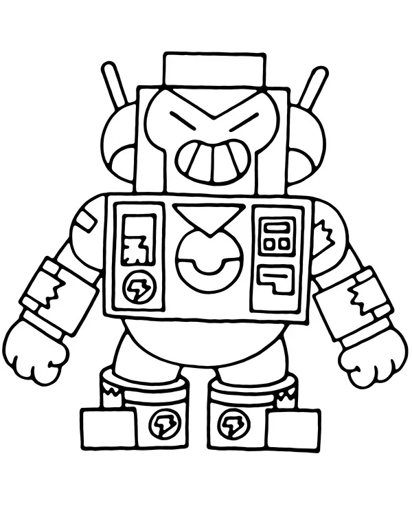 Brawl stars kolorowanka diy surge - Ausmalbild zum Ausdrucken