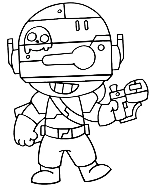 Brawl stars kolorowanka smuggler peny - Ausmalbild zum Ausdrucken