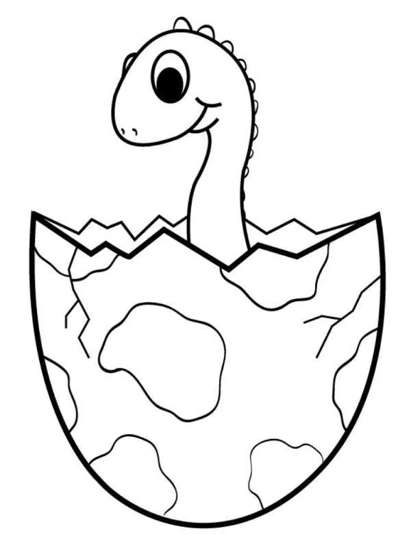 Dinozaury kolorowanka - Ausmalbild zum Ausdrucken