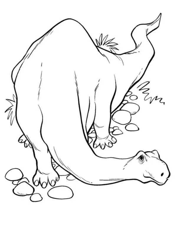 Dinozaury kolorowanki do druku - Ausmalbild zum Ausdrucken