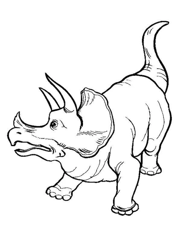 Dinozaury kolorowanki do druku - Ausmalbild zum Ausdrucken