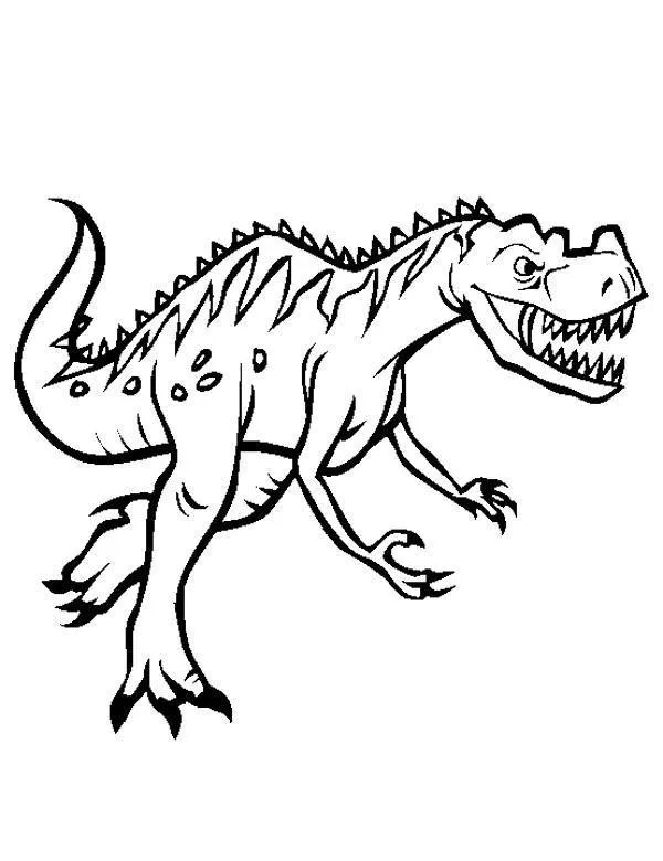 Dinozaury kolorowanki do druku - Ausmalbild zum Ausdrucken