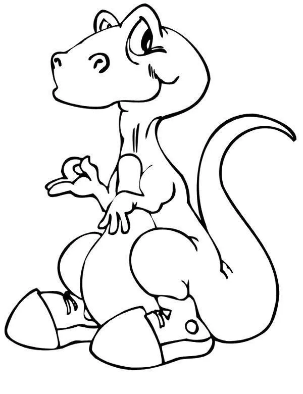 Dinozaury kolorowanki do druku - Ausmalbild zum Ausdrucken