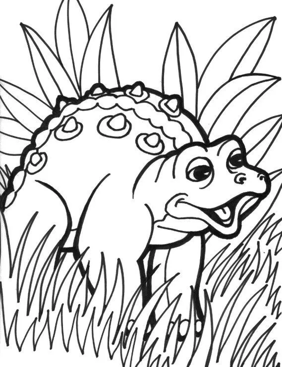 Dinozaury kolorowanki do druku - Ausmalbild zum Ausdrucken
