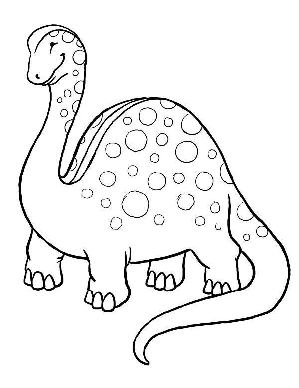 Dinozaury kolorowanki do druku - Ausmalbild zum Ausdrucken