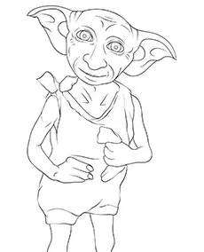 Kolorowanka Dobby do druku dla dzieci