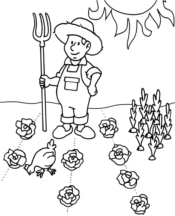 Domowy ogrodek kolorowanki wiosna do wydruku - Ausmalbild zum Ausdrucken