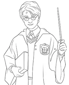 Harry Potter kolorowanka dla dzieci
