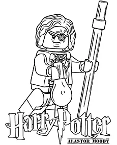 Harry potter lego alastor moody kolorowanka mobile - Ausmalbild zum Ausdrucken