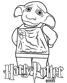 Harry potter lego dobby kolorowanka mobile - Ausmalbild zum Ausdrucken
