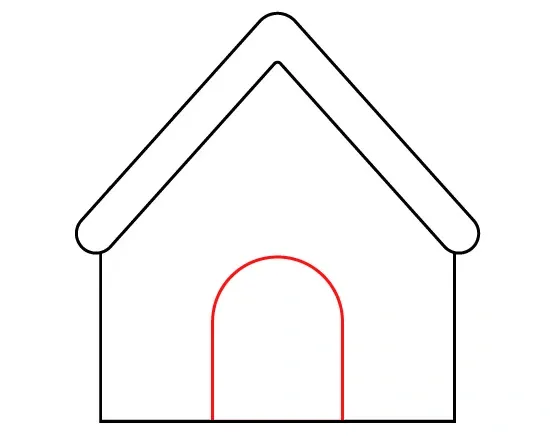 Kolorowanka do druku dom poradnik krok