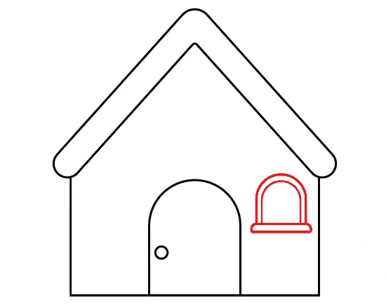 Kolorowanka do druku dom poradnik krok