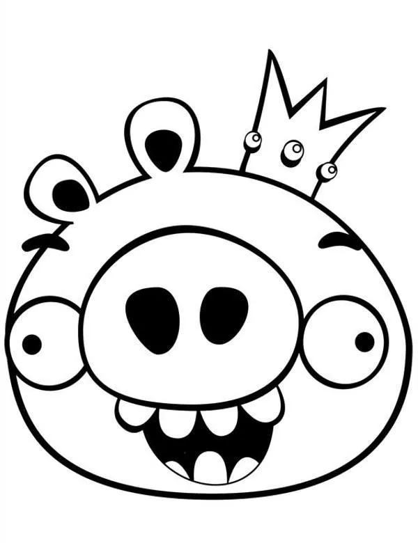Kolorowanka angry birds - Ausmalbild zum Ausdrucken