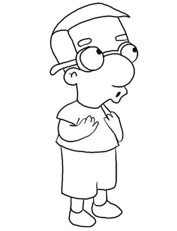 Kolorowanka do druku simpsonowie - Ausmalbild zum Ausdrucken
