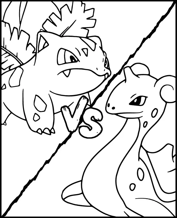 Kolorowanka vs ivysaur - Ausmalbild zum Ausdrucken