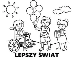 Kolorowanki edukacyjne lepszy swiat - Ausmalbild zum Ausdrucken