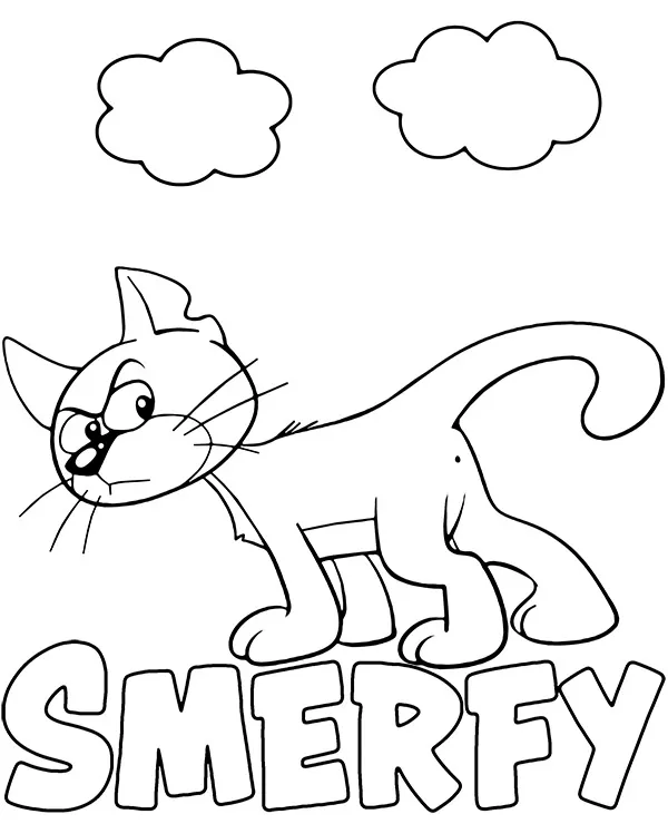 Kolorowanki smerfy do druku klakier - Ausmalbild zum Ausdrucken