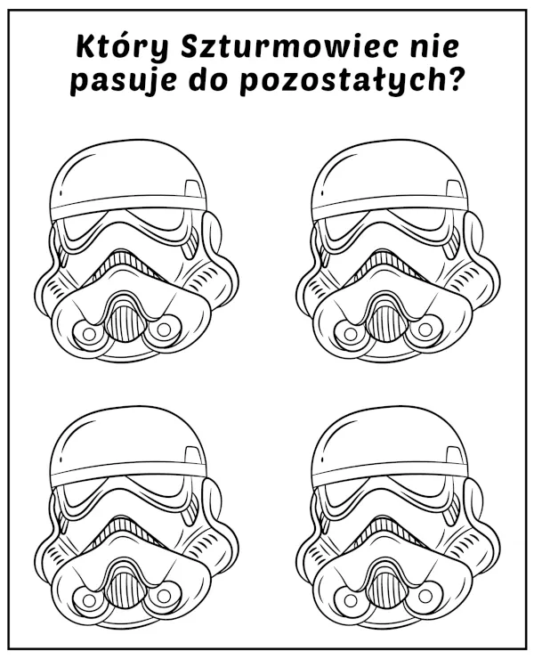 Który szturmowiec nie pasuje Star Wars