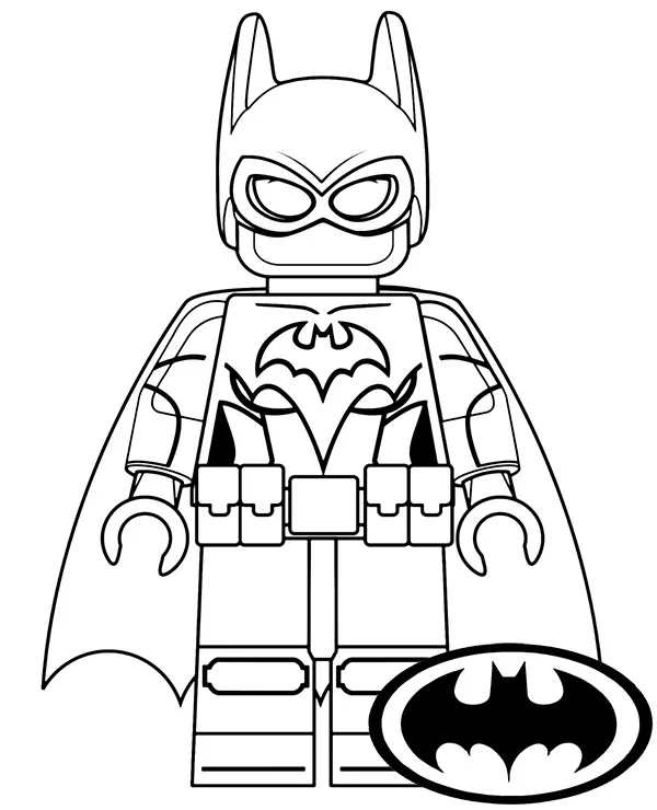 Lego batman kolorowanki - Ausmalbild zum Ausdrucken