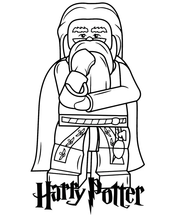 Lego harry potter draco malfoy kolorowanka - Ausmalbild zum Ausdrucken