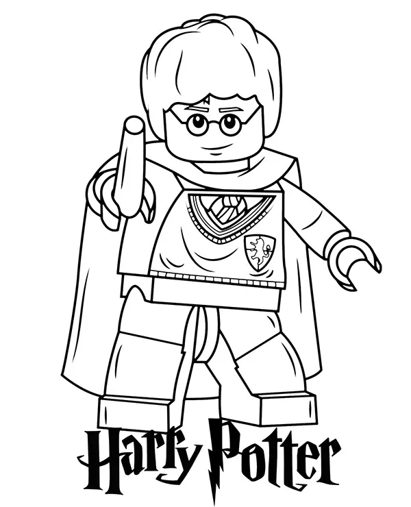 Lego harry potter kolorowanka - Ausmalbild zum Ausdrucken