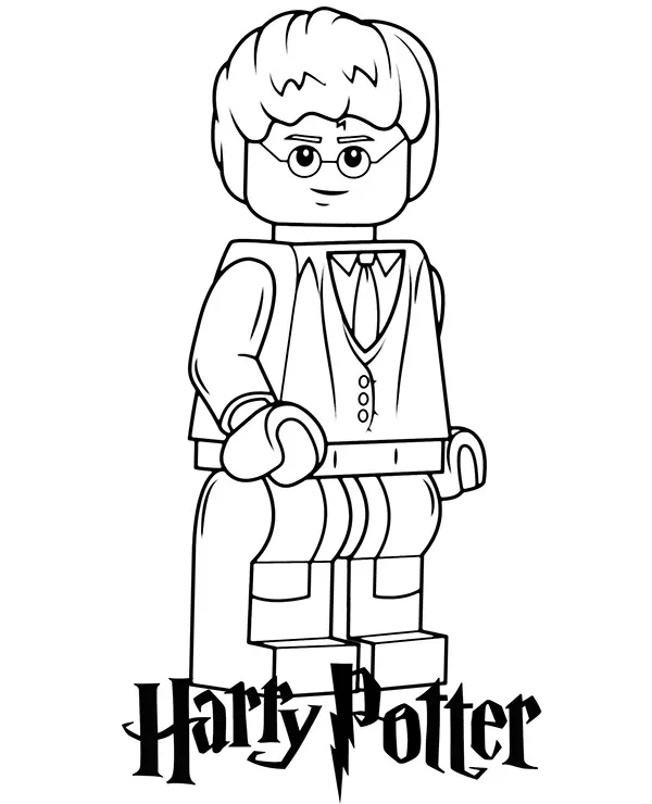 Lego harry potter kolorowanki - Ausmalbild zum Ausdrucken