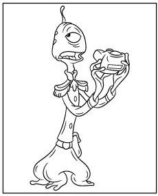 Pleakley kolorowanka dla dzieci do druku