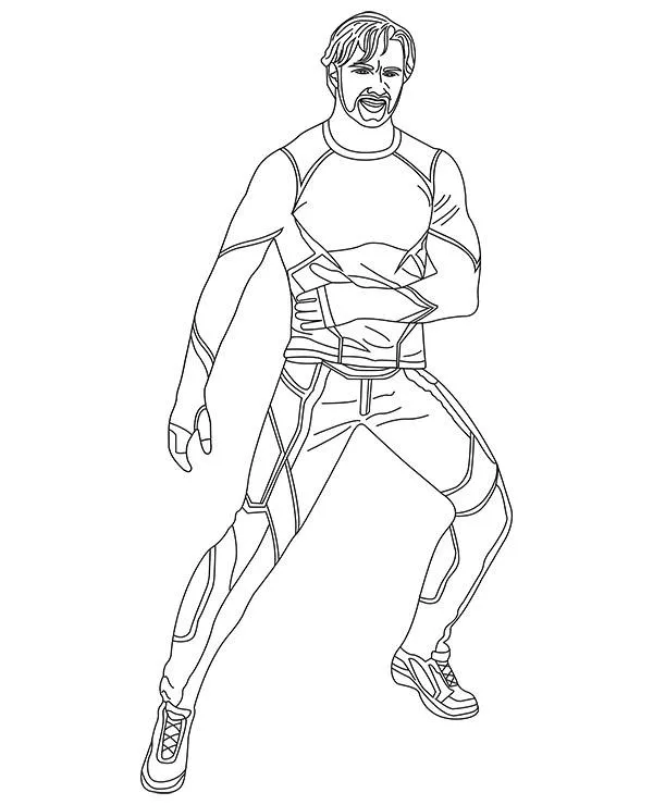 Malowanka avengers quicksilver - Ausmalbild zum Ausdrucken