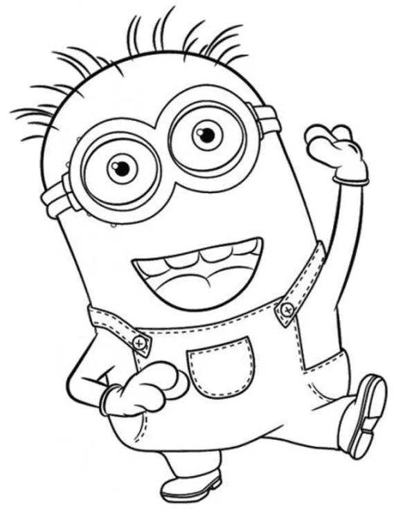 Minionki kolorowanka dla dzieci