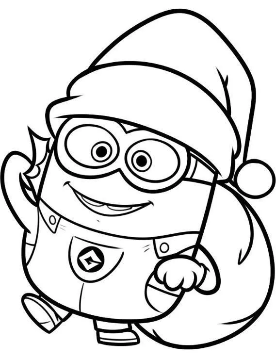 Minionki kolorowanka dla dzieci do druku