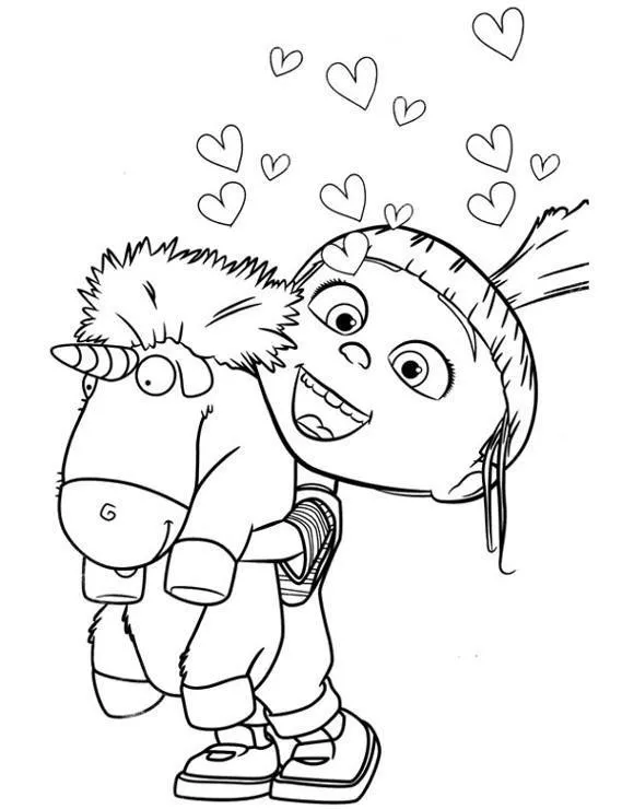 Minionki kolorowanka 27 - Ausmalbild zum Ausdrucken