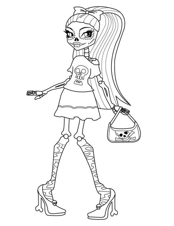 Monster High kolorowanka do wydruku