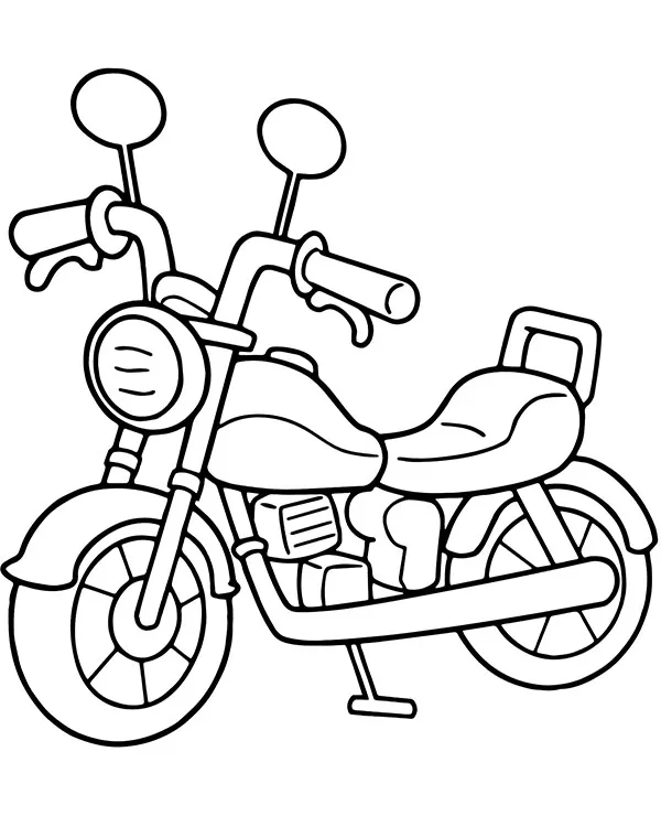 Motor latwe kolorowanki dla dzieci do wydruku - Ausmalbild zum Ausdrucken