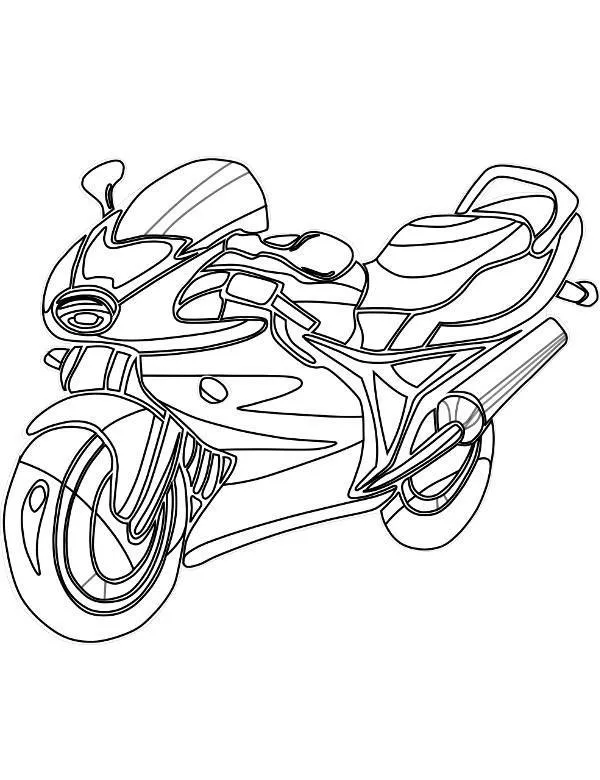 Motory kolorowanki - Ausmalbild zum Ausdrucken