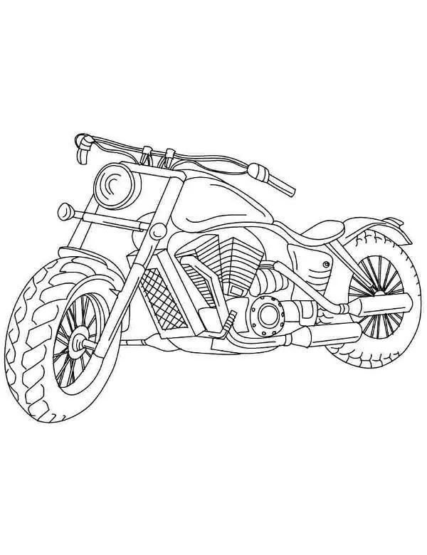 Motory kolorowanki - Ausmalbild zum Ausdrucken