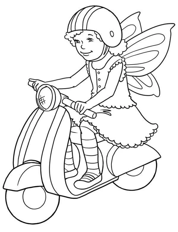 Motory kolorowanki - Ausmalbild zum Ausdrucken