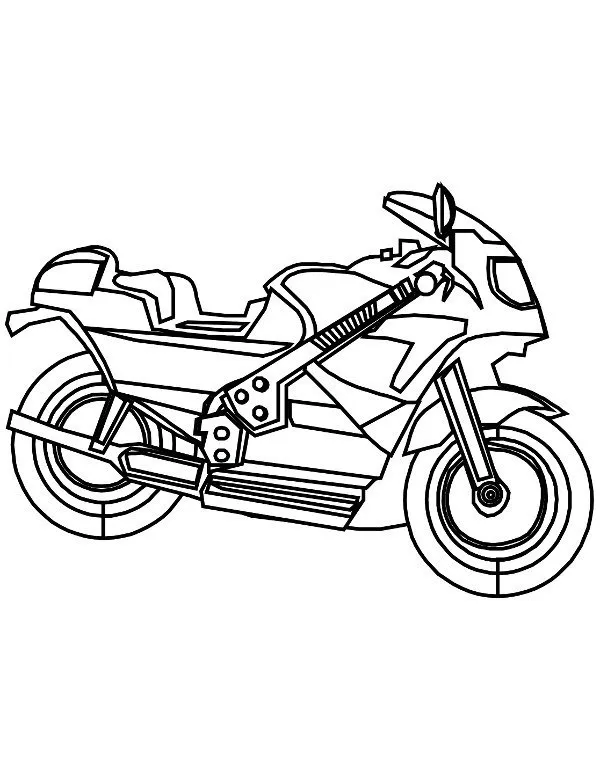 Motory kolorowanki - Ausmalbild zum Ausdrucken