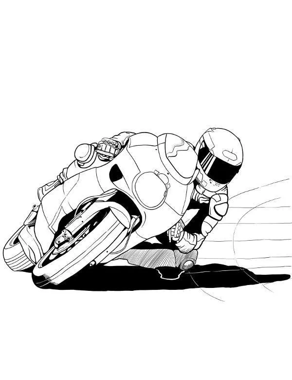 Motory kolorowanki - Ausmalbild zum Ausdrucken