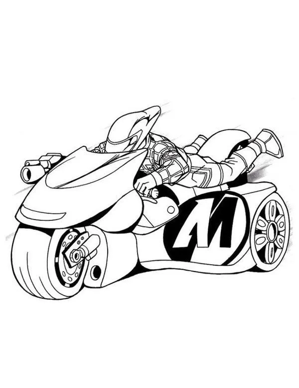 Motory kolorowanki - Ausmalbild zum Ausdrucken